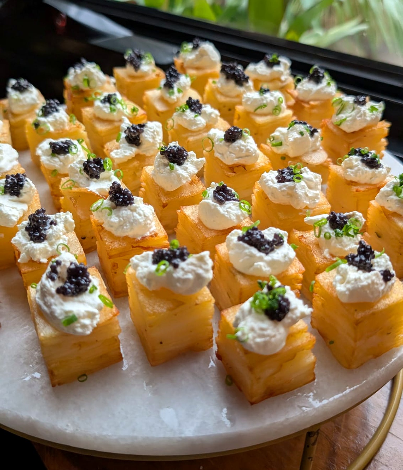 Hand-finished everydayfood canapés prepared for event service
