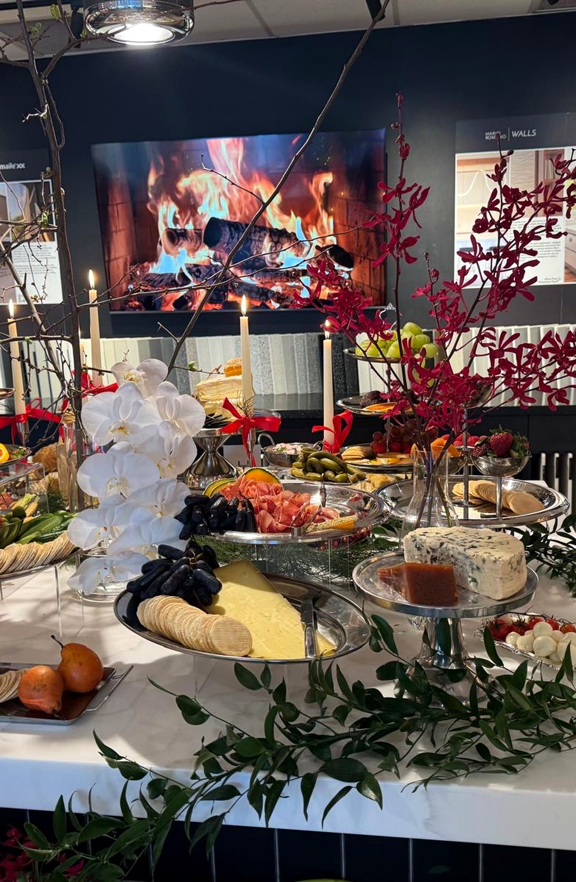 An abundant everydayfood grazing presentation prepared for an event