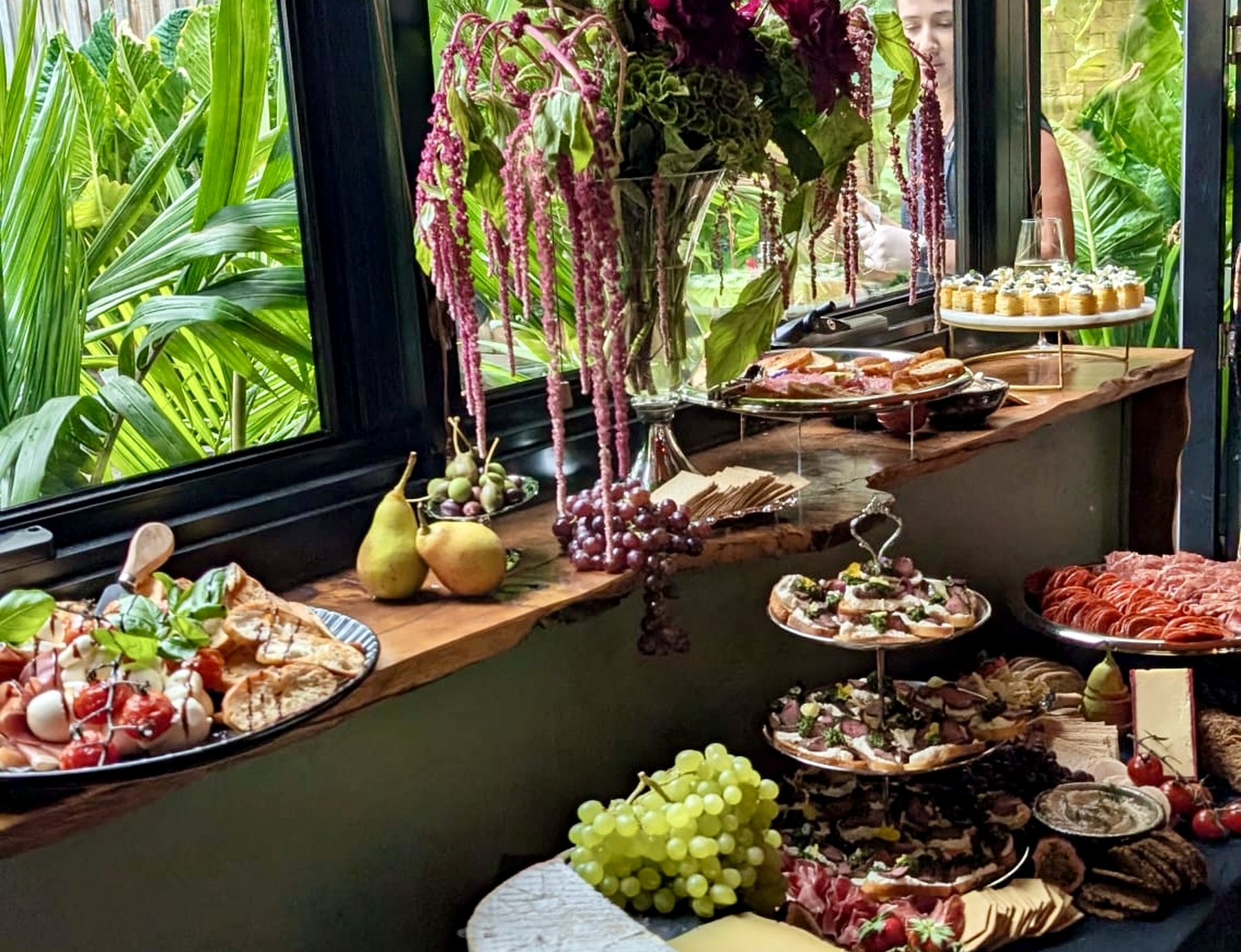 An abundant everydayfood grazing presentation prepared for an event