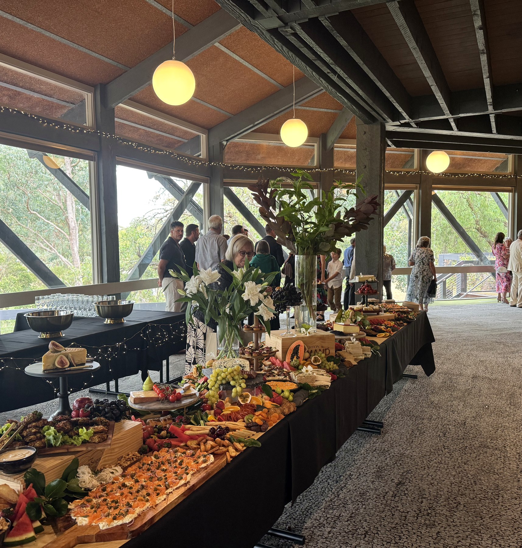 An abundant everydayfood grazing presentation prepared for an event