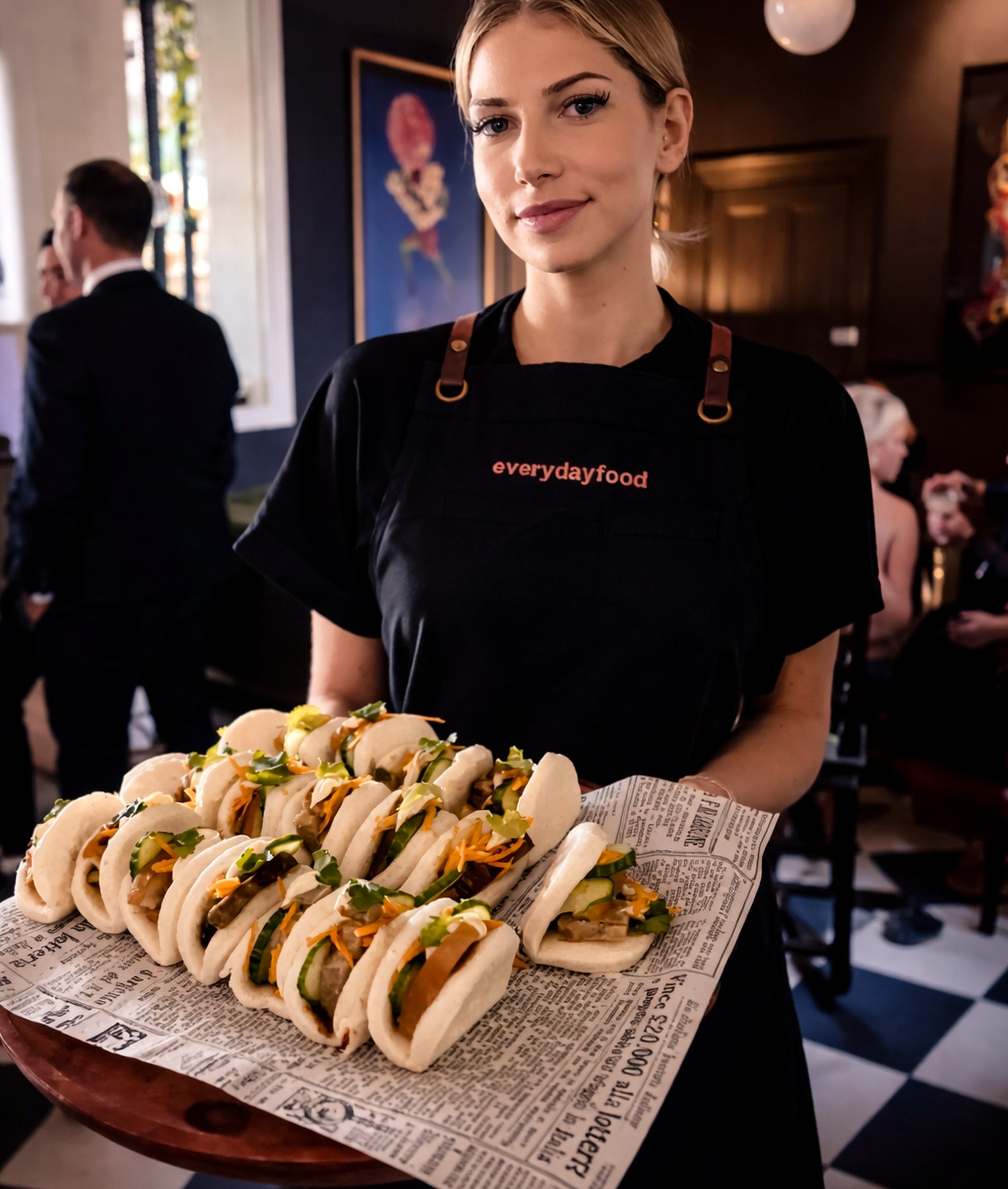 Hand-finished everydayfood canapés prepared for event service