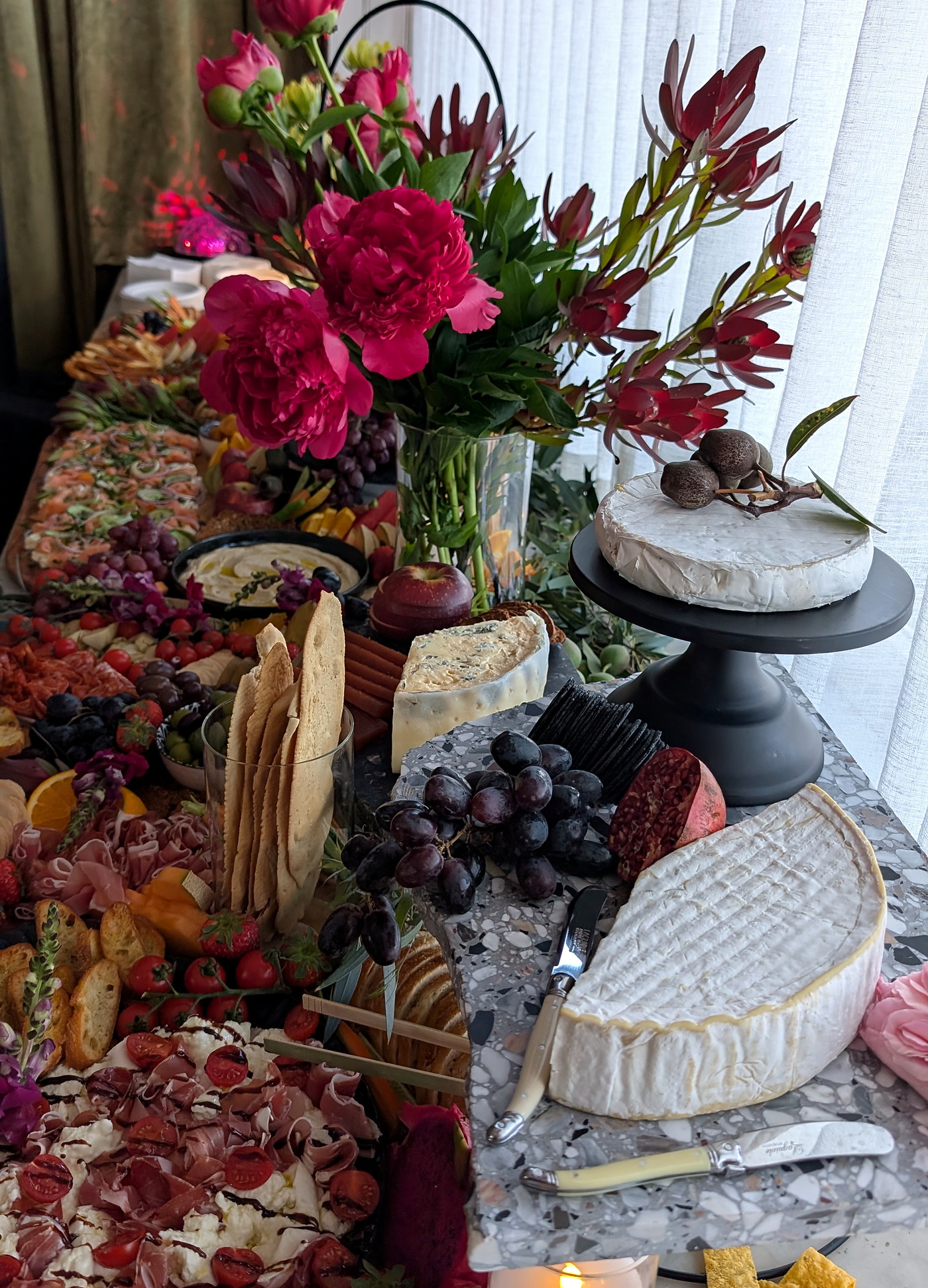 An antique and European inspired everydayfood grazing setting