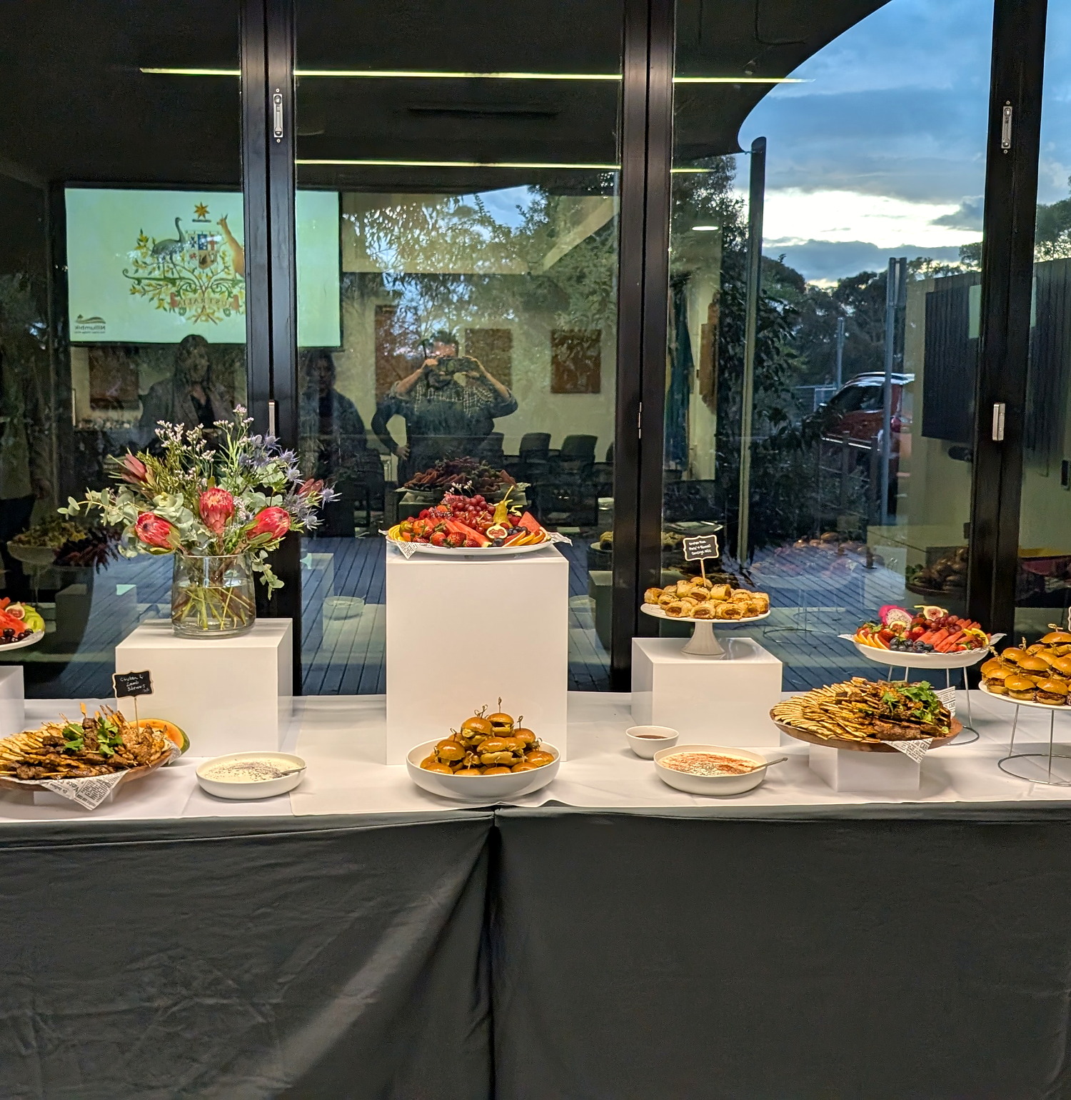A premium corporate catering presentation
