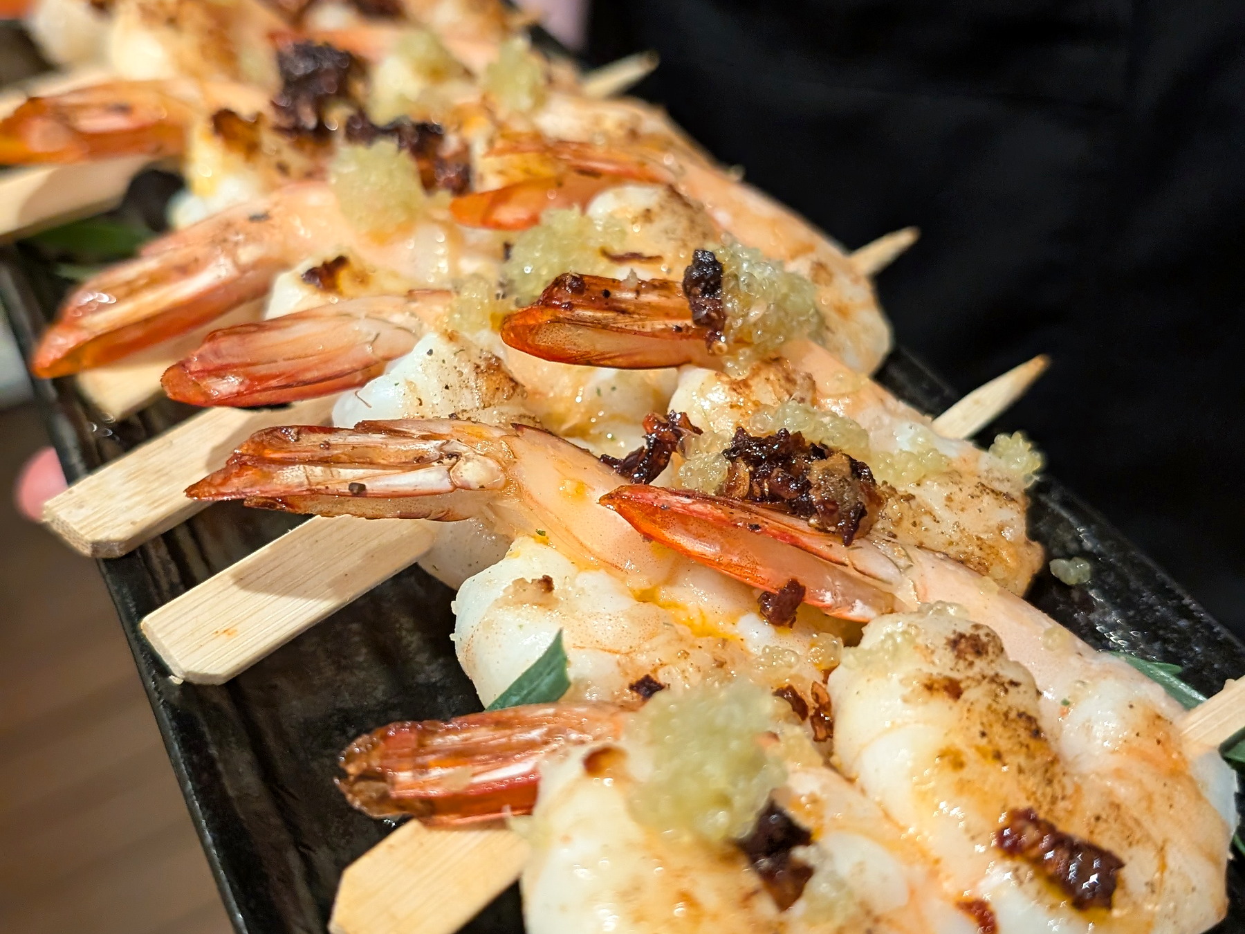 Premium prawn canapes prepared by everydayfood