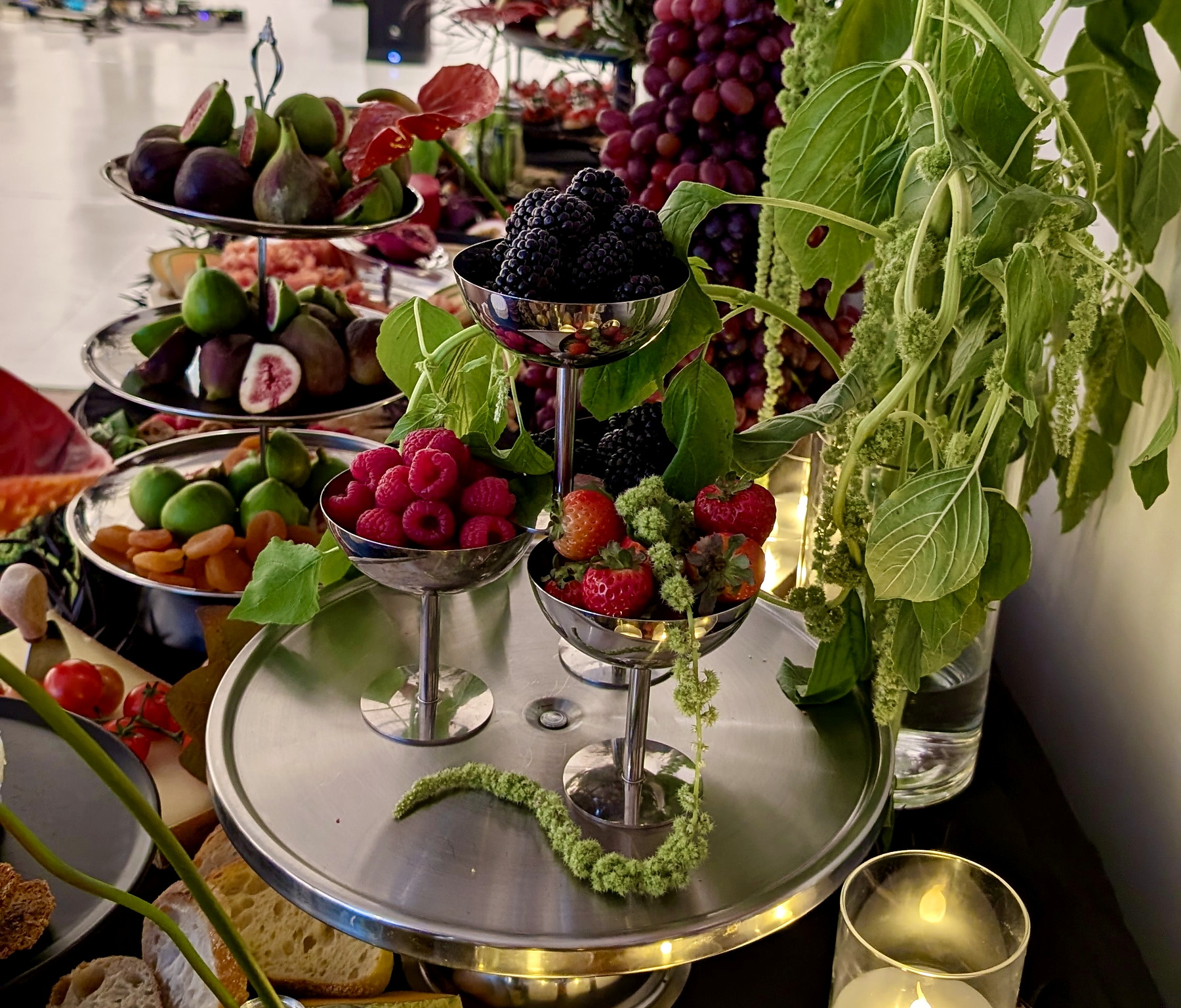A richly styled everydayfood grazing table